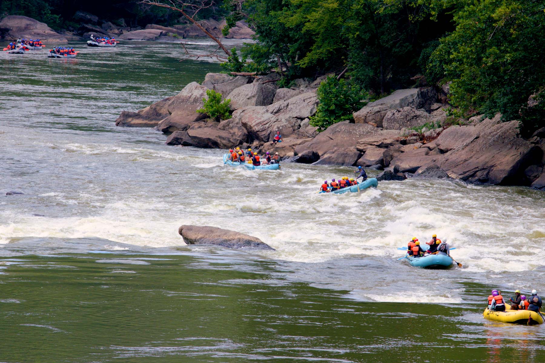 things to do new river gorge national park, new river gorge national park west virginia, rafting new river gorge