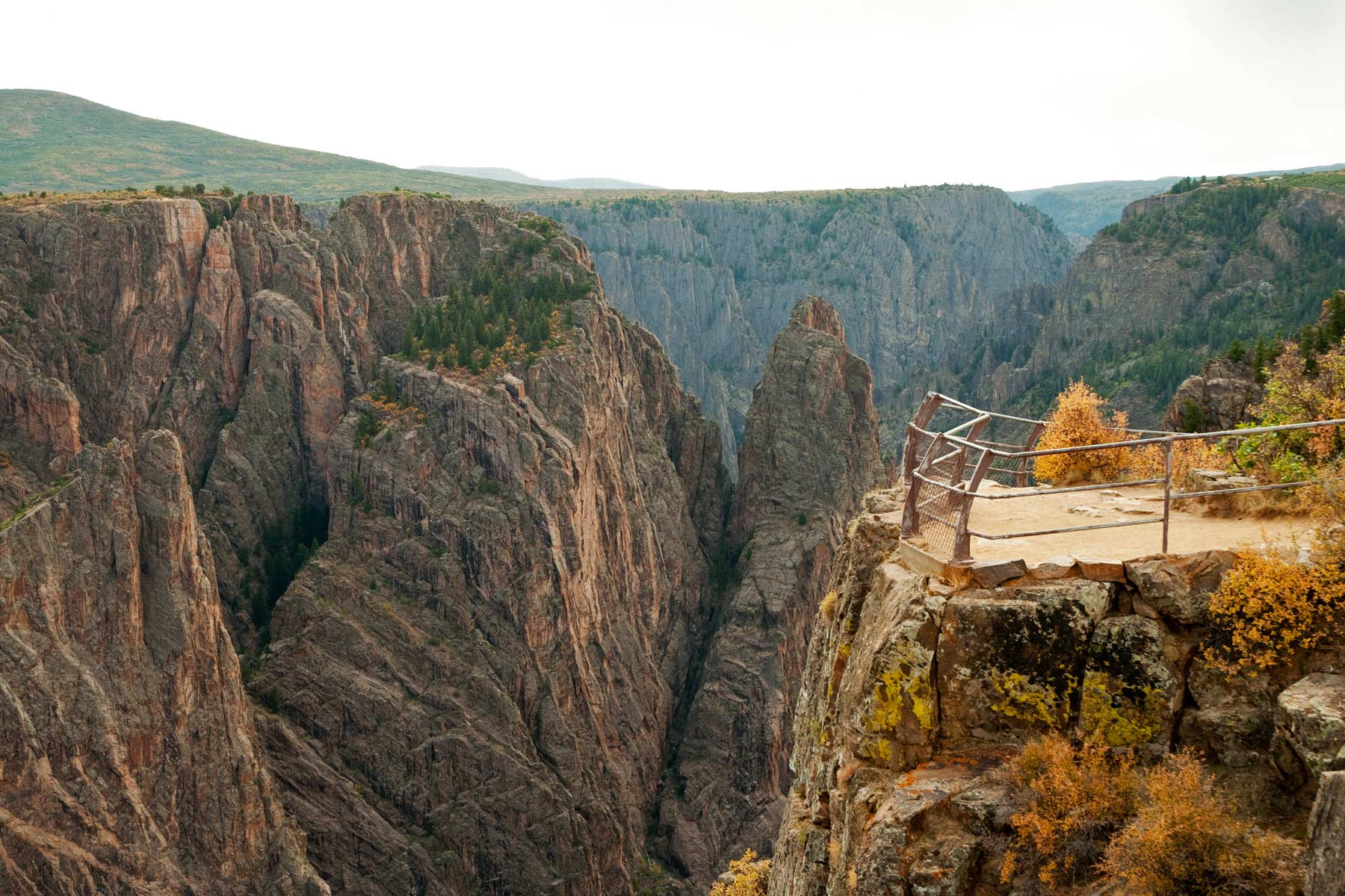 black canyon of the gunnison national park overlook