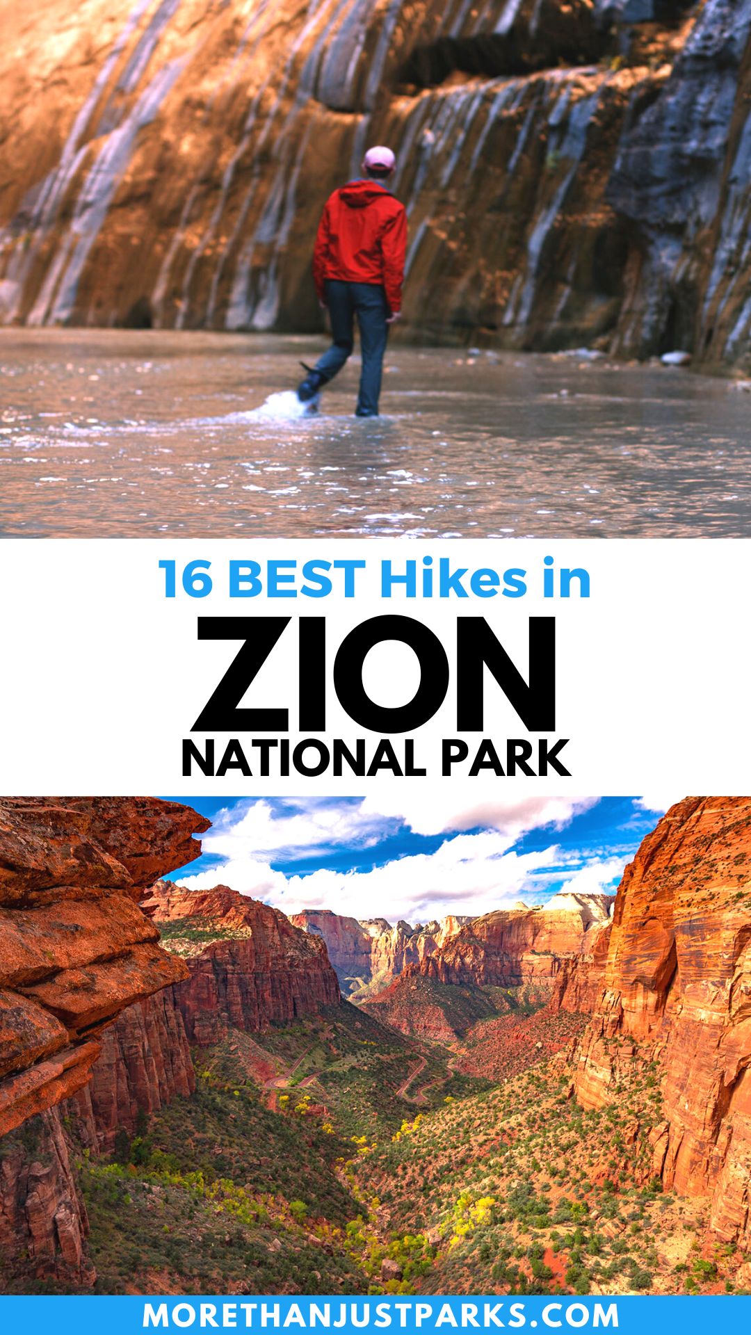 Zion Best Hikes Graphic