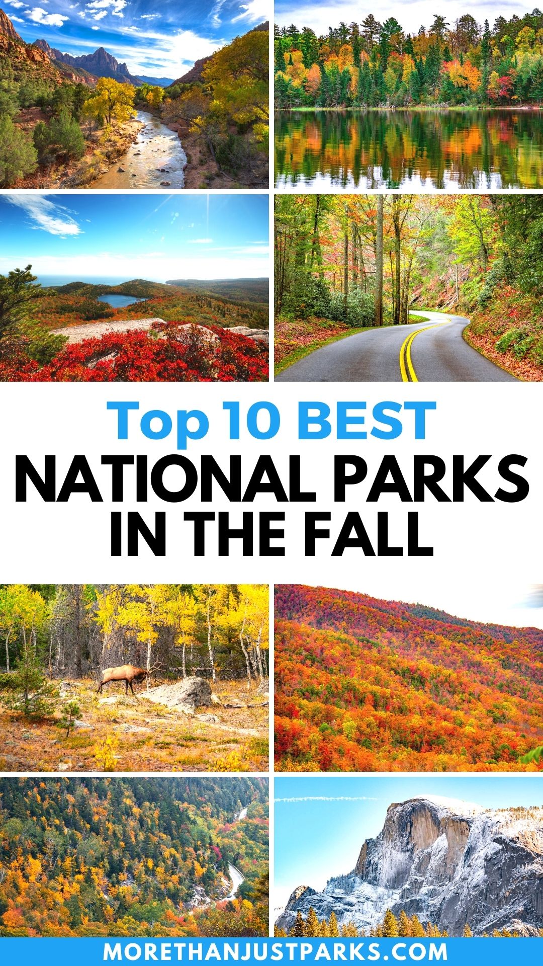 best national parks in the fall, autumn national parks