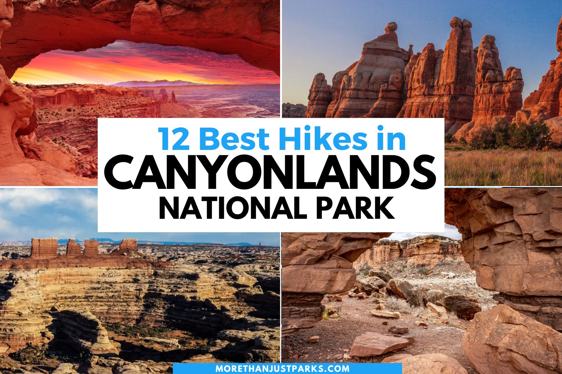 best hikes in canyonlands graphic