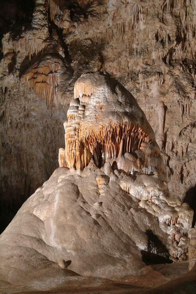 The Caveman in Big Room of Carlsbad Caverns