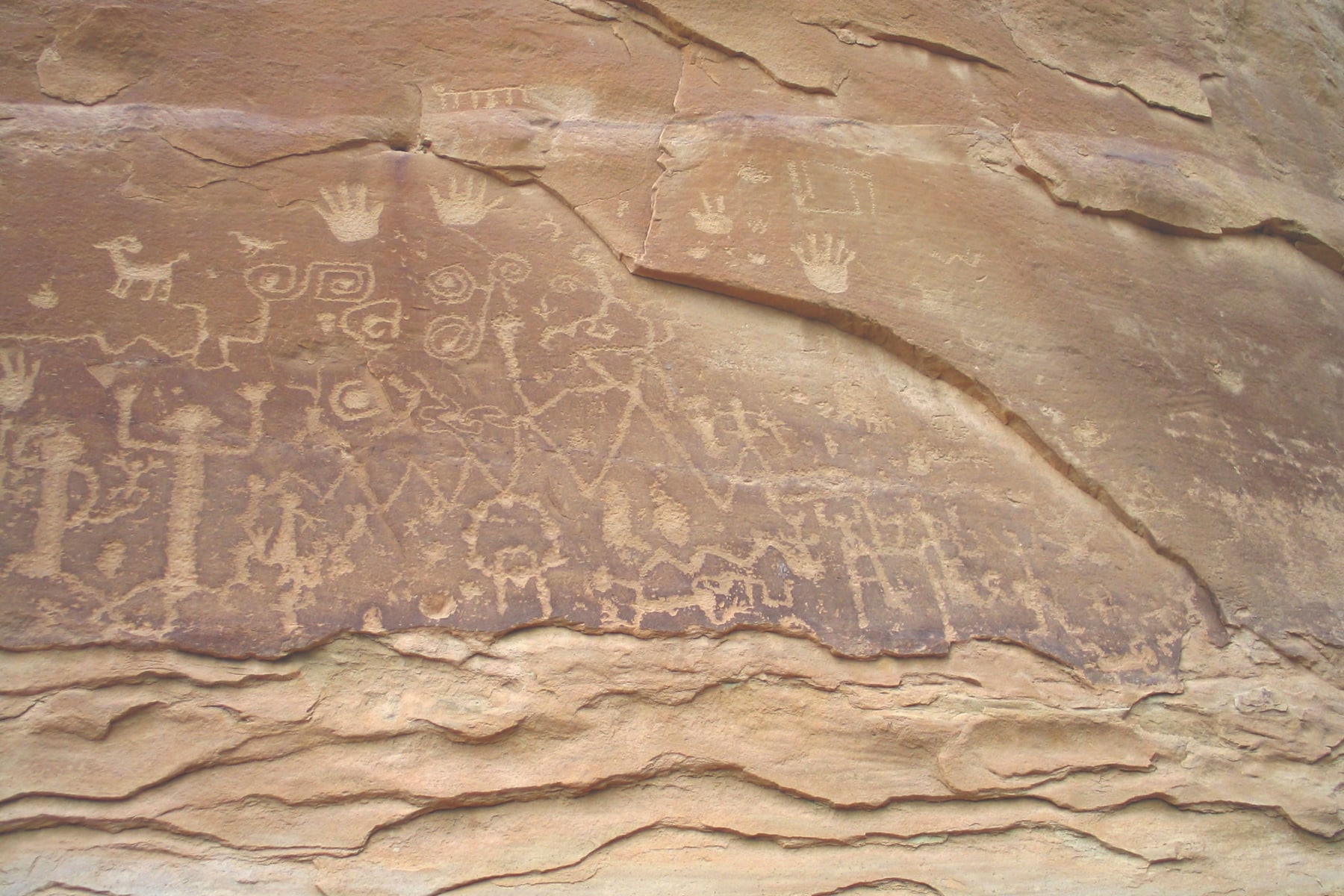 Petroglyphs in Mesa Verde National Park