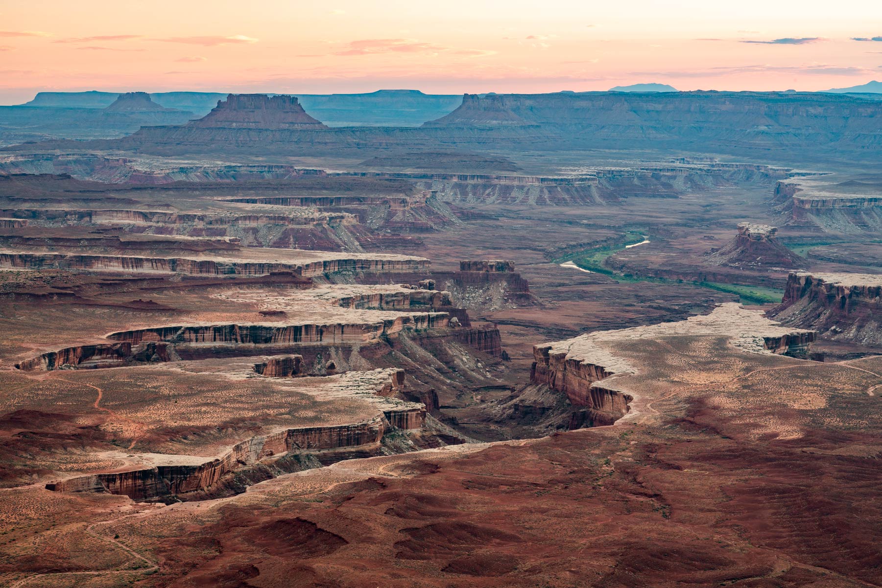 green river overlook in canyonlands national park utah