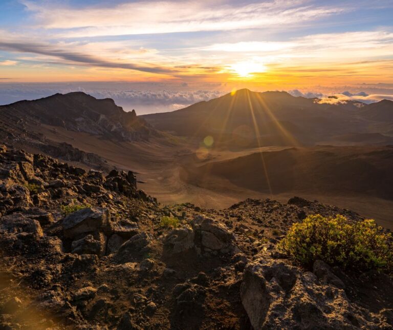 Haleakala crater on Maui, Hawaii