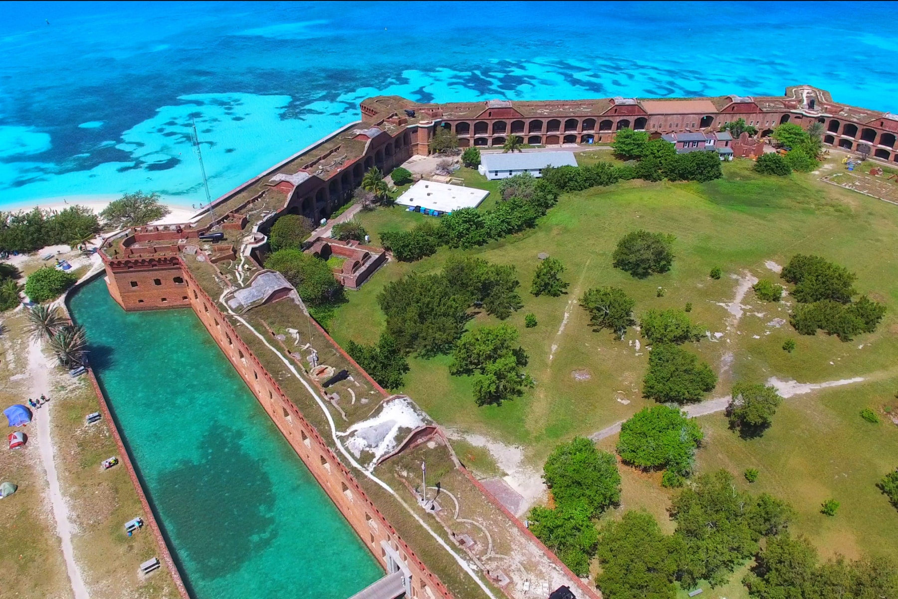 Fort Jefferson in Dry Tortugas National Park Florida