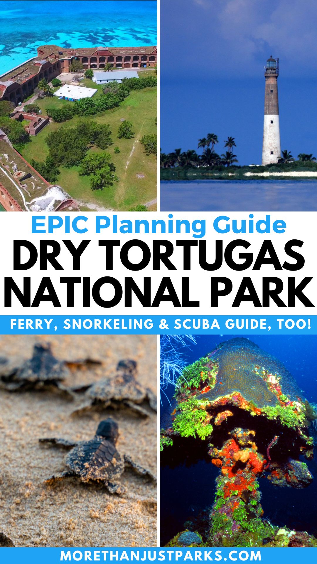 Epic Planning Guide Dry Tortugas National Park, Ferry, Snorkeling & Scuba Guide, Too!