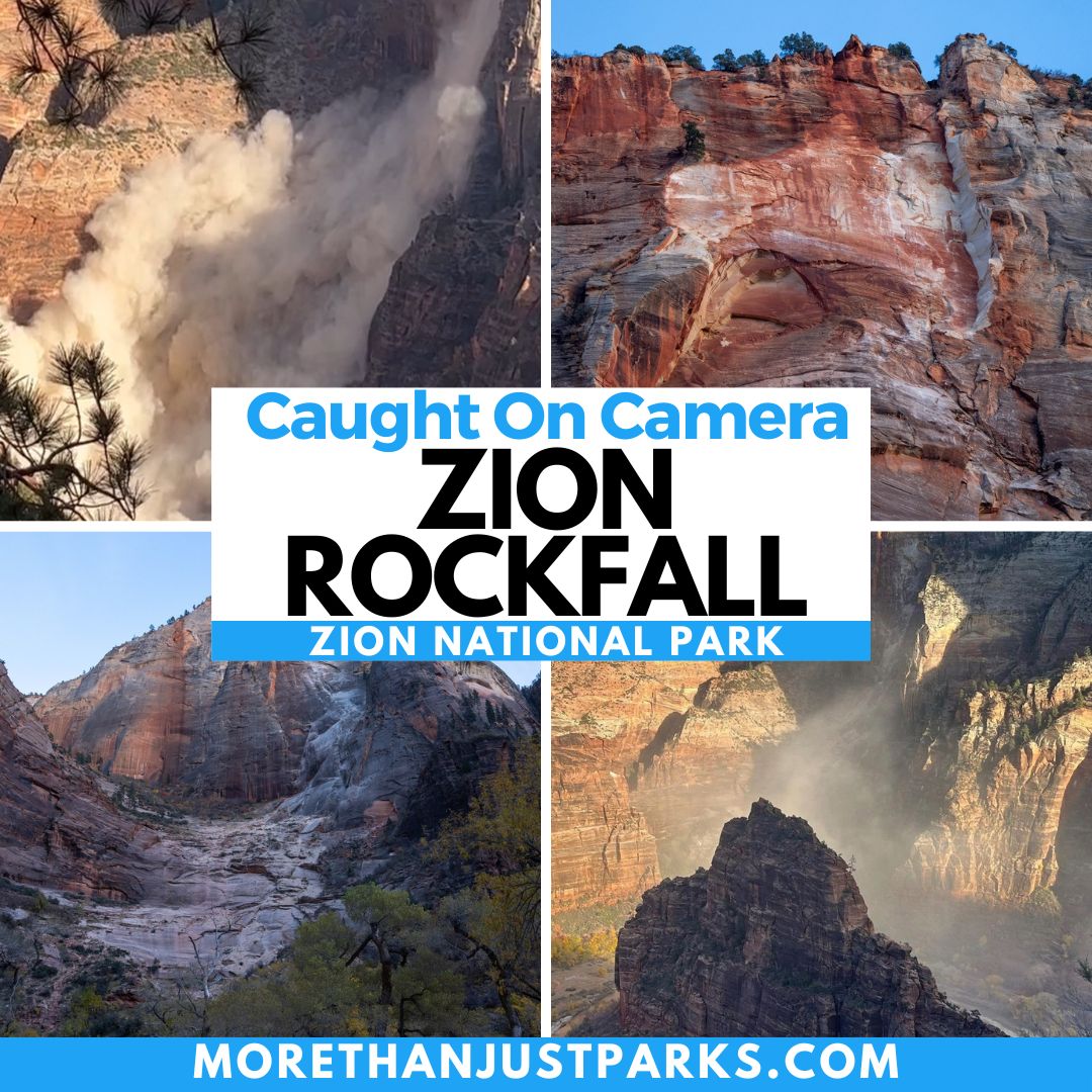 Rockfall at Zion National Park Graphic