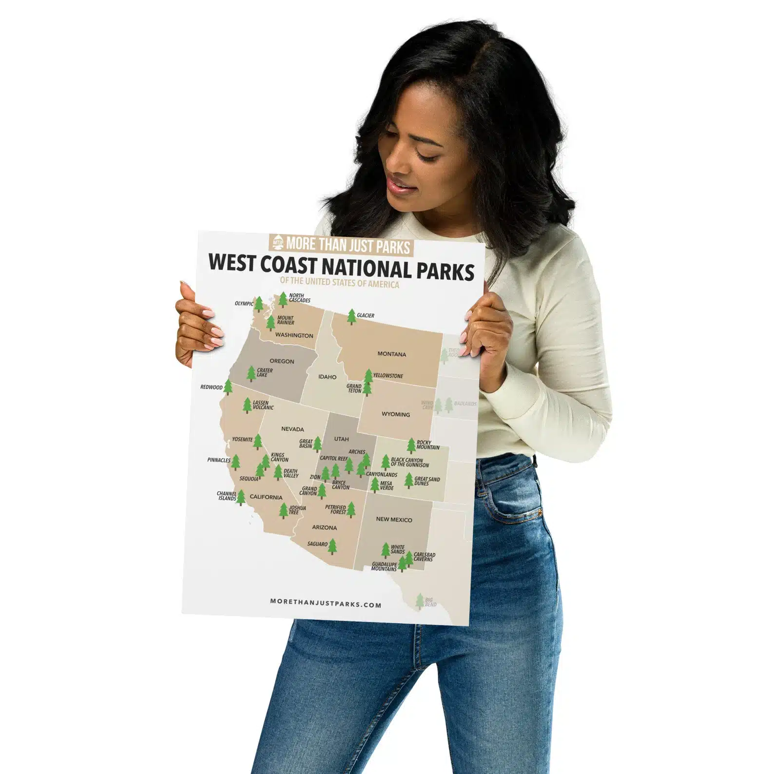 west coast national parks map by more than just parks