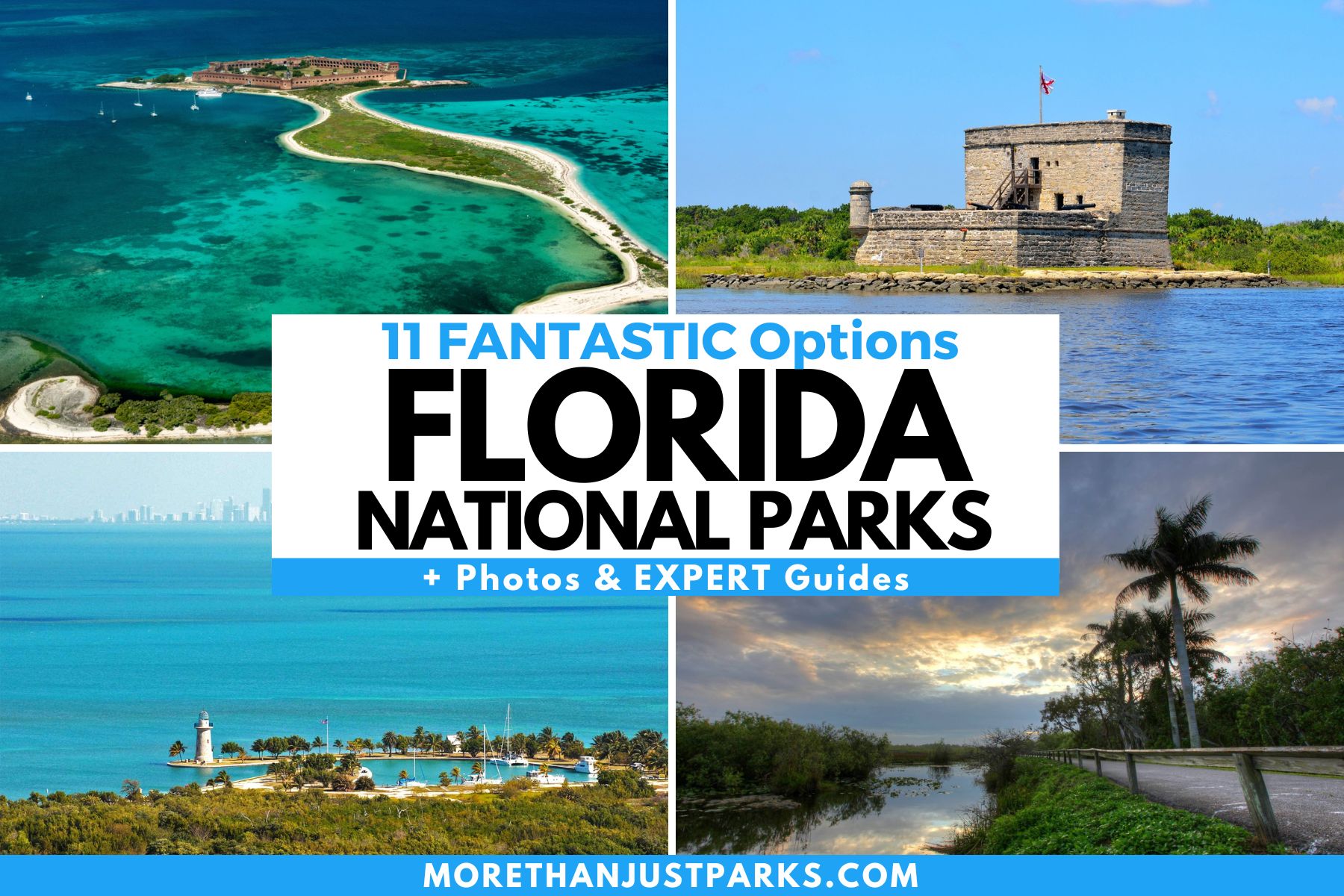 11 Florida National Parks Graphic