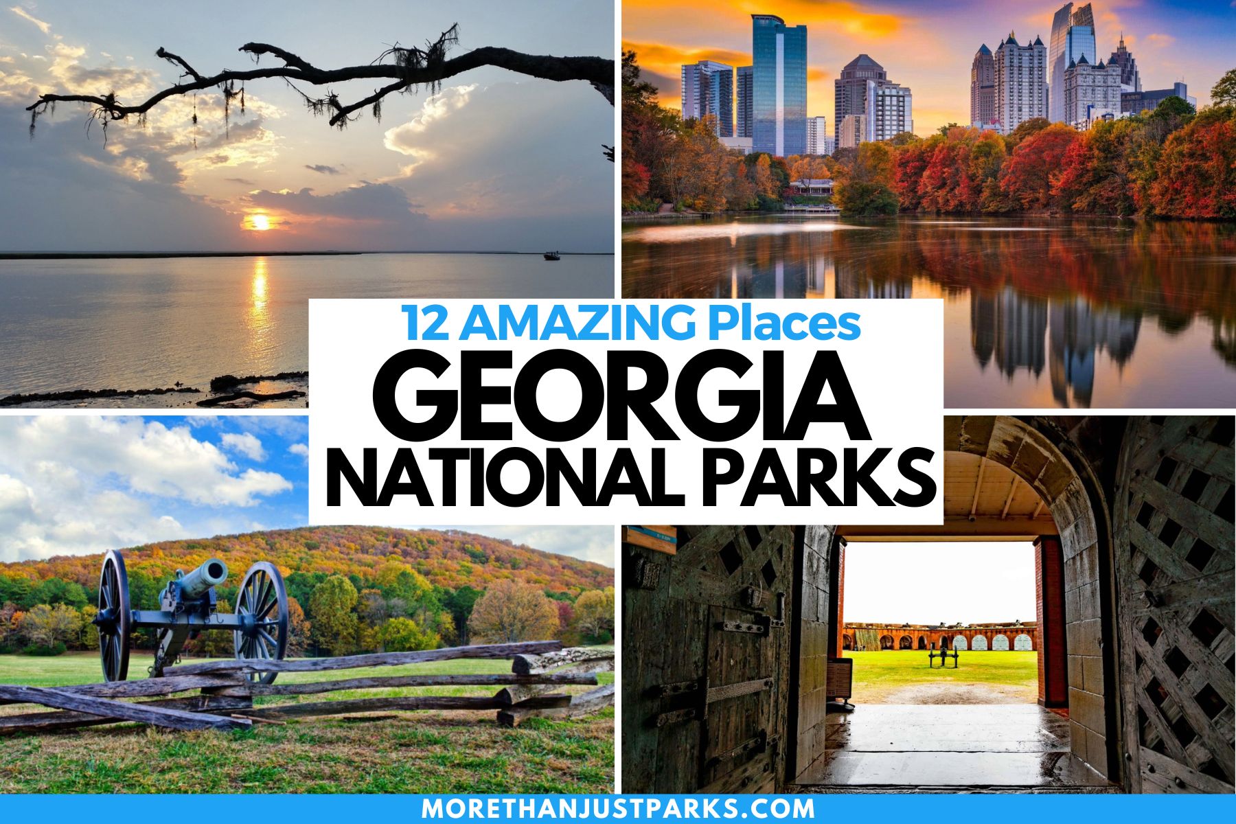 Georgia National Parks Graphic
