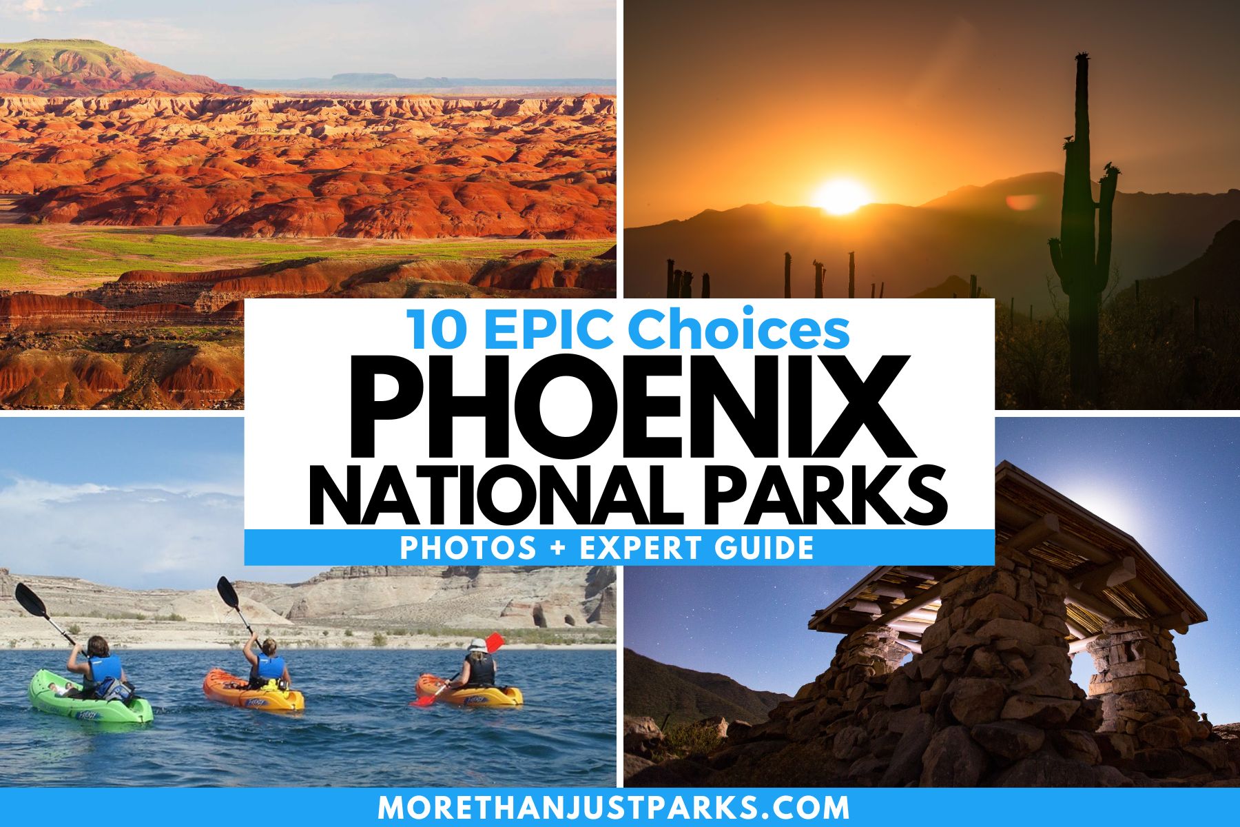 National Parks Near Phoenix Graphic