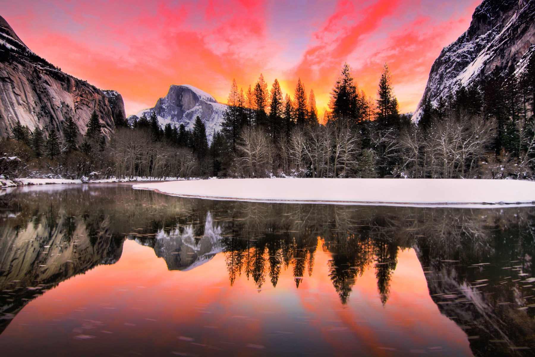 Yosemite's beauty makes it one of the best national parks in February.