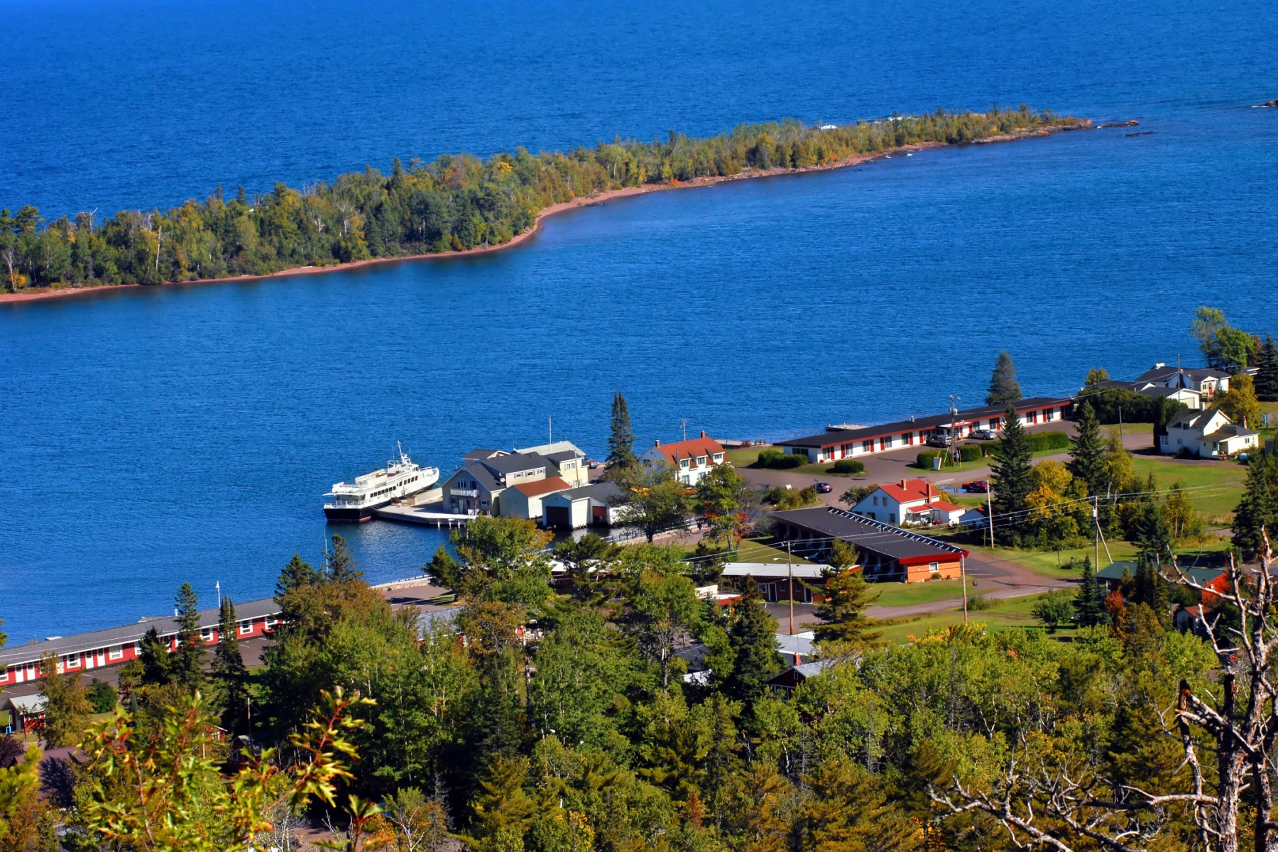 Copper Harbor on the Keweenaw Peninsula of Michigan.