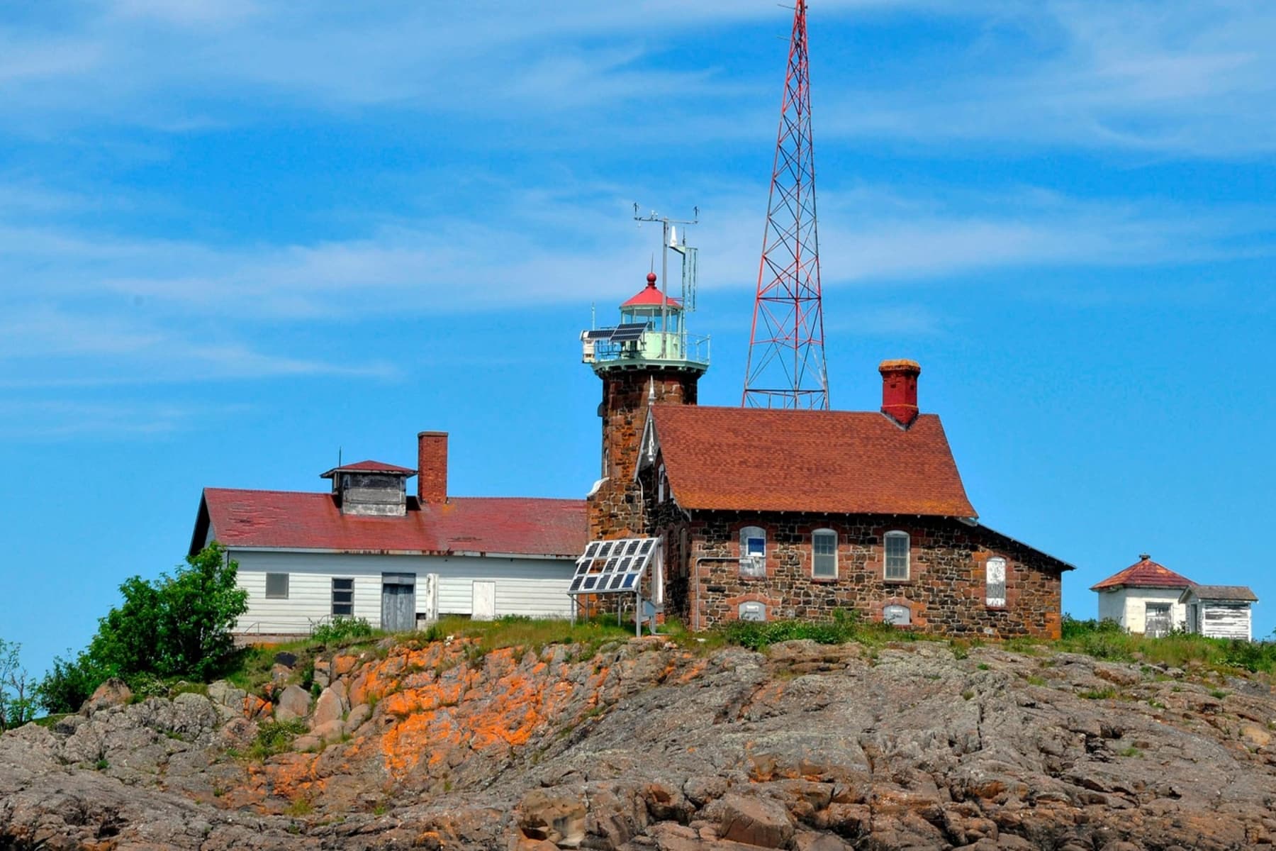 Passage Island Lighthouse at Isle Royale National Park