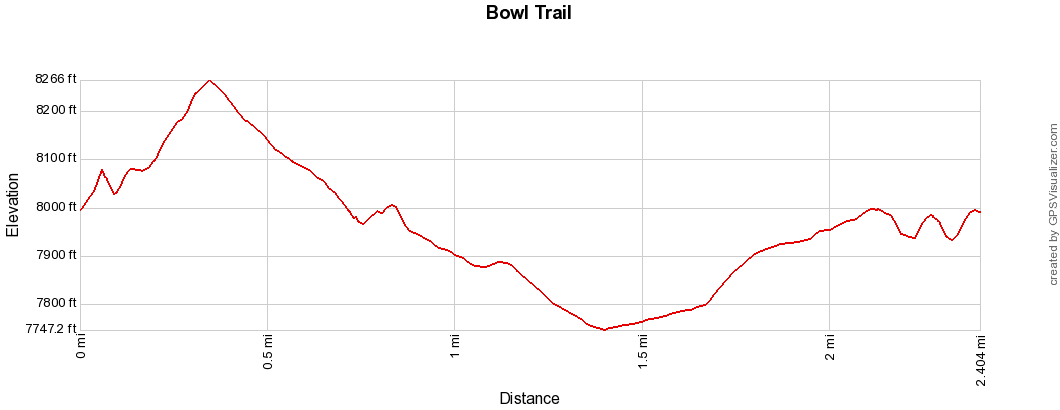 Bowl Elevation Profile
