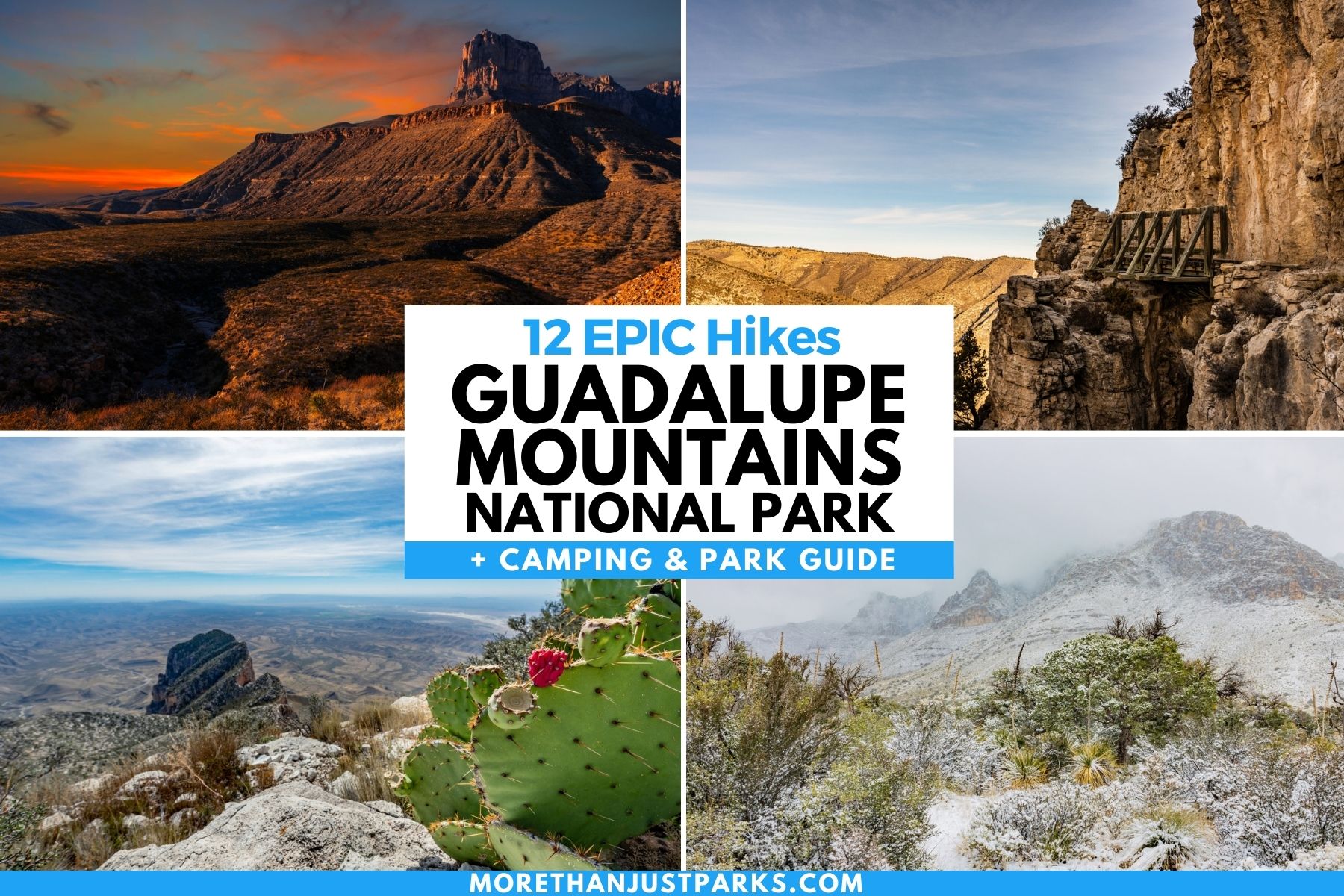 Graphic Reads, "12 Epic Hikes Guadalupe Mountains National Park, Plus Camping & Park Guide"