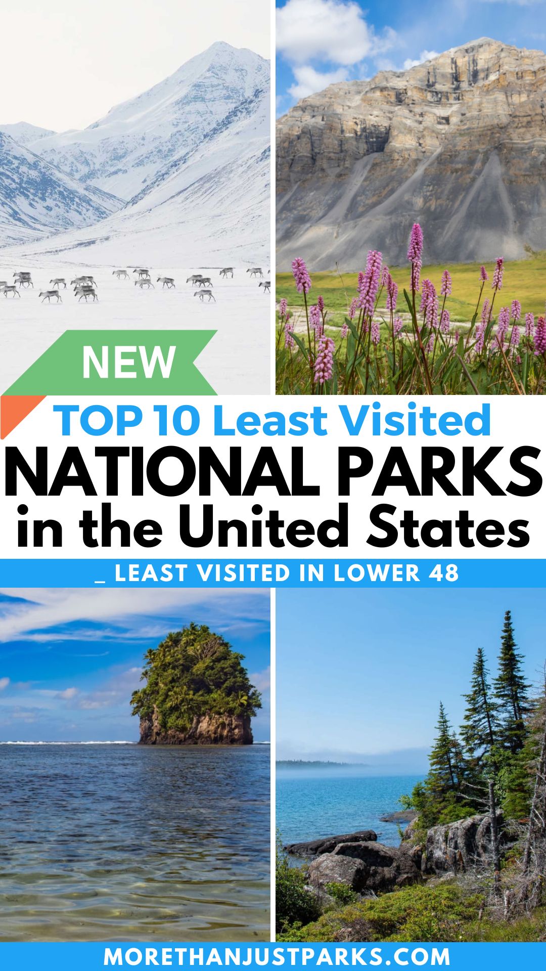 Least Visited National Parks Graphics
