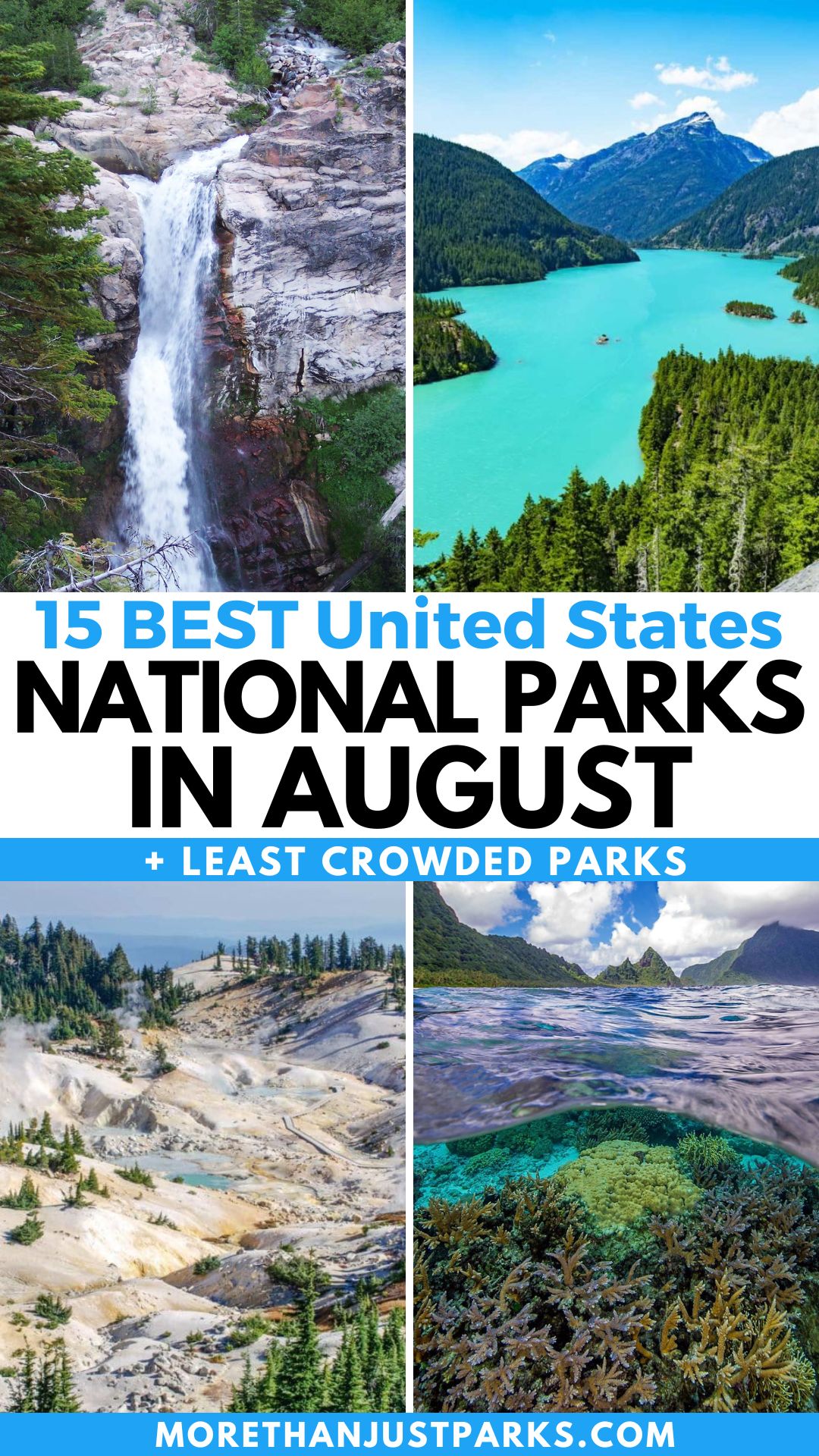 Best National Parks to Visit in August Graphic