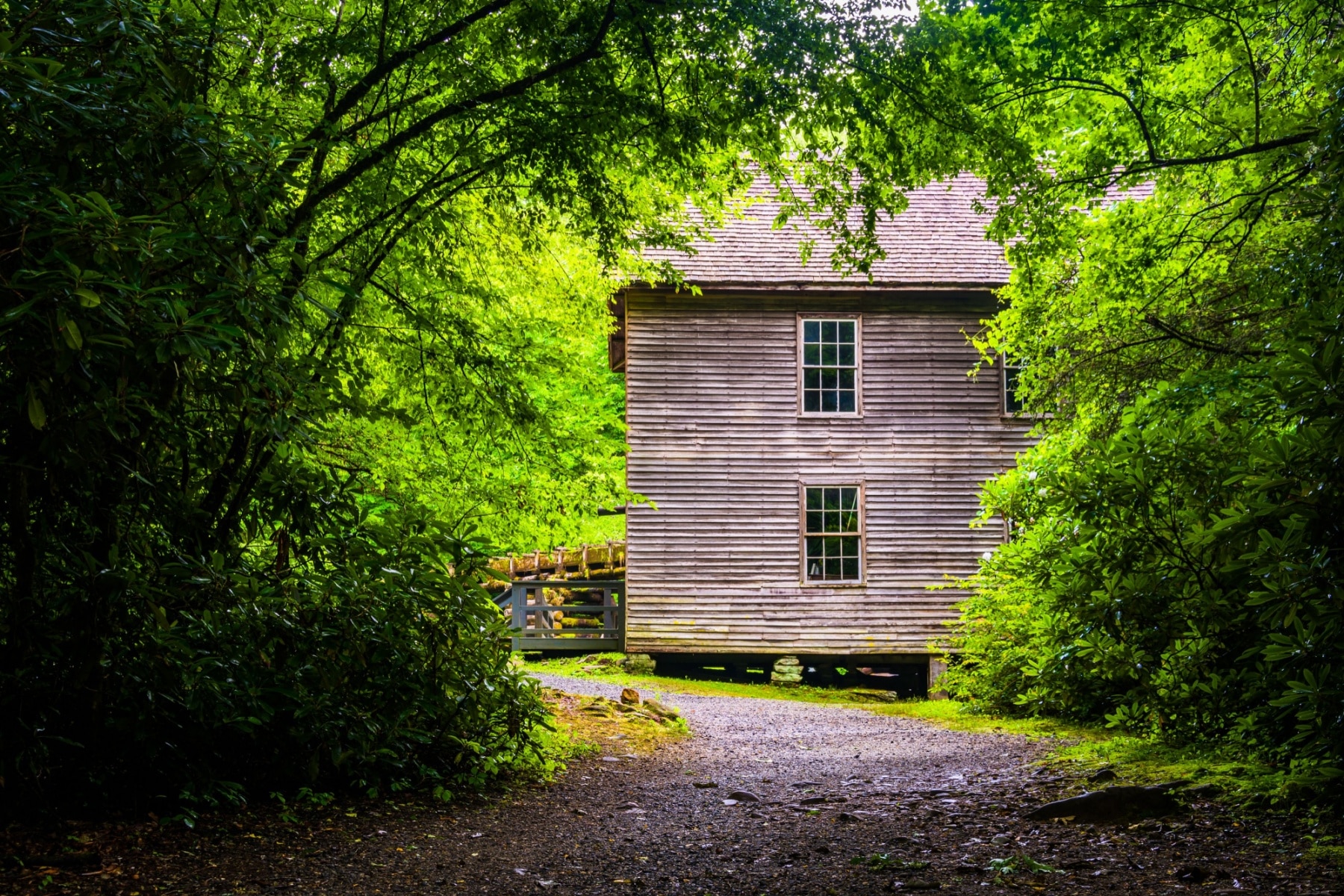 Mingus Mill in Great Smoky Mountains National Park