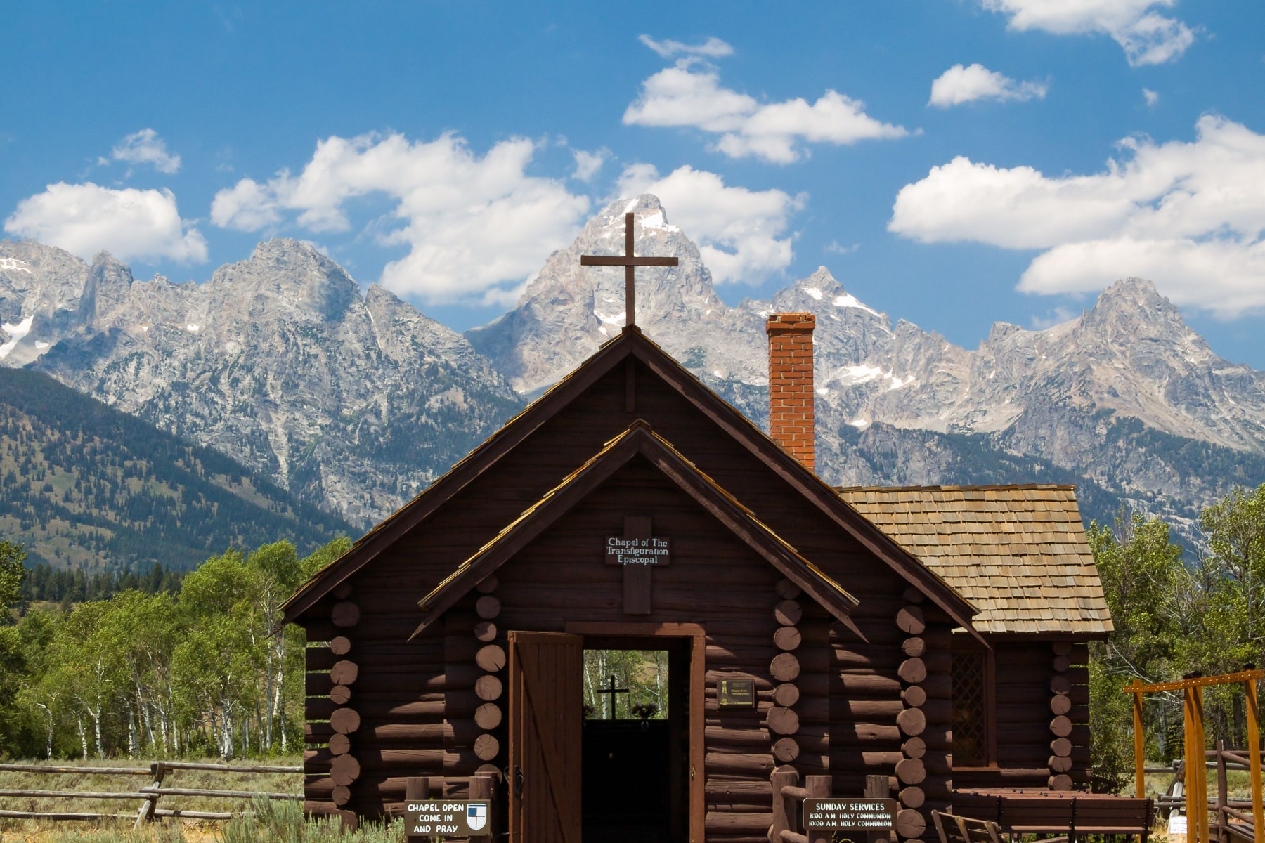 Chapel of the Transfiguration in Grand Teton National Park