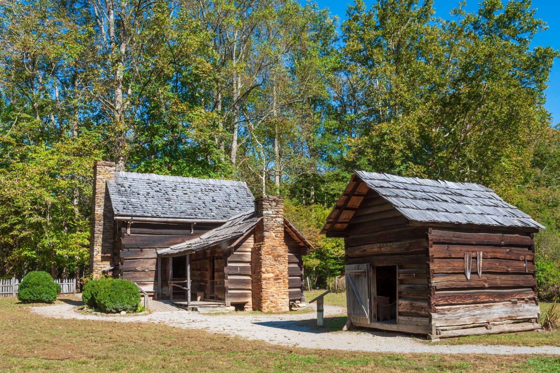 Mountain Farm Museum in Great Smoky Mountains National Park
