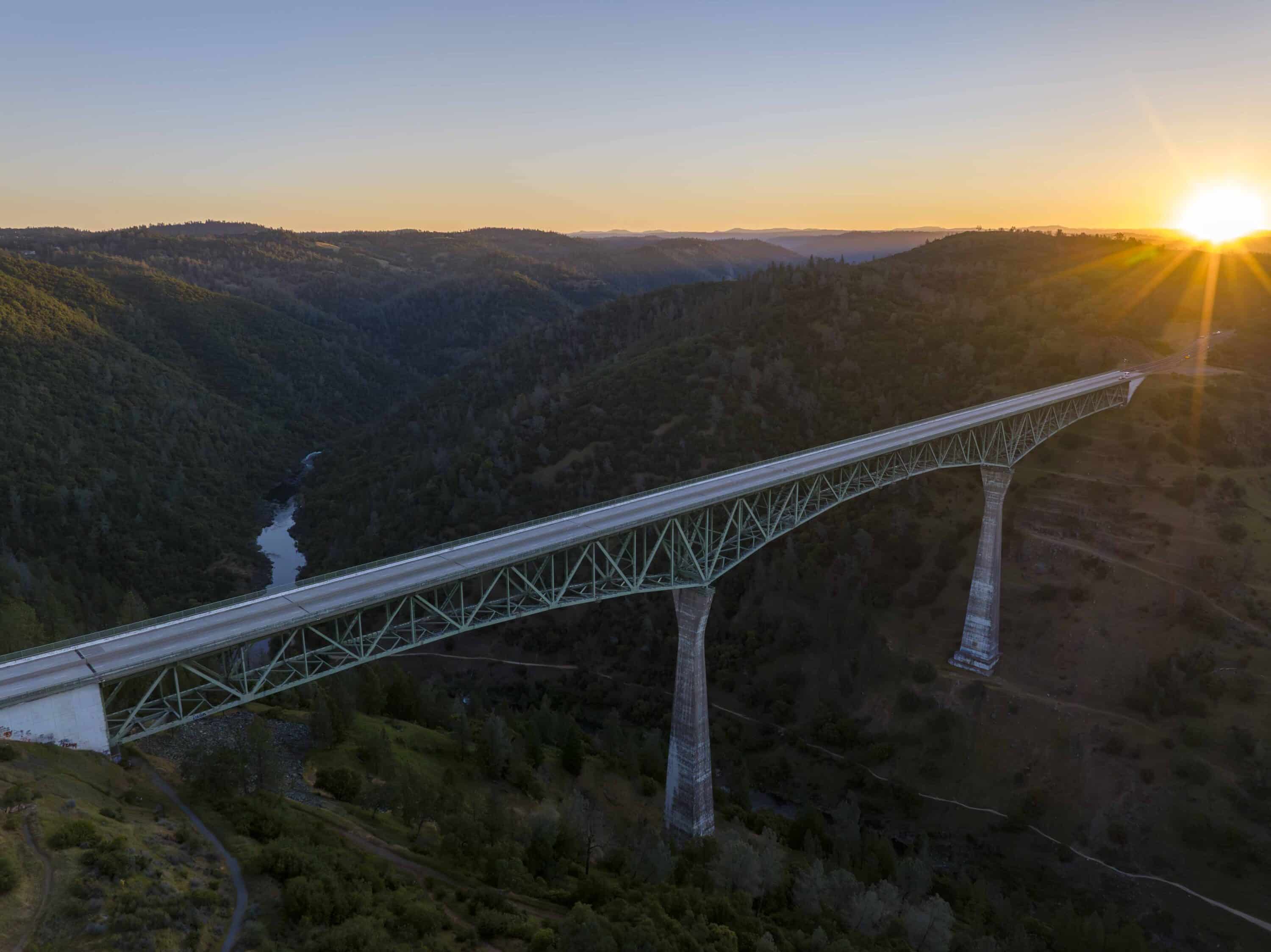 foresthill bridge gold country california