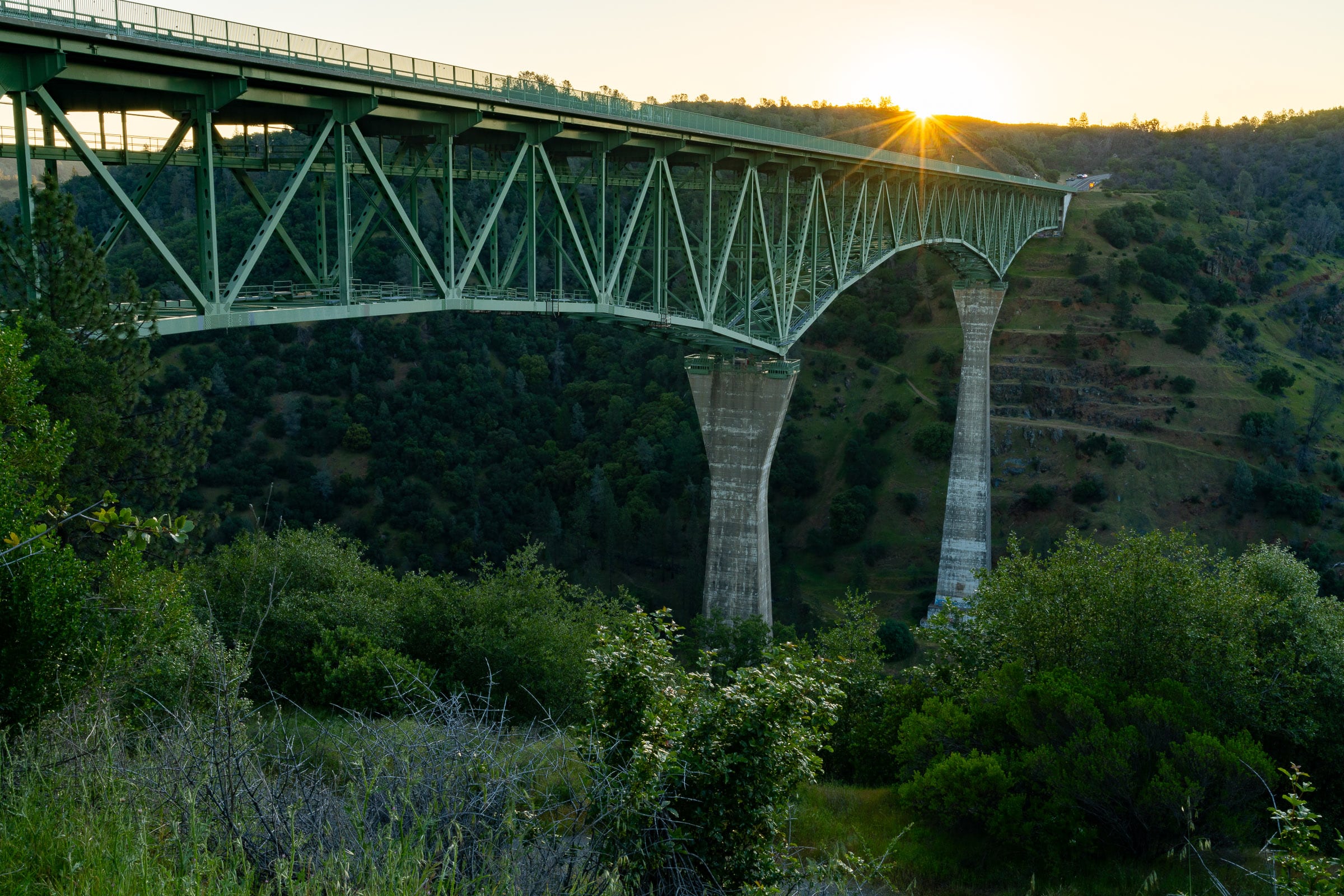 foresthill bridge gold country california